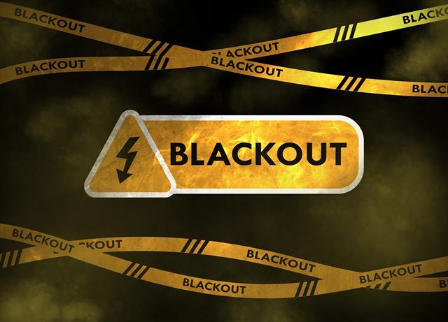 Symbolfoto Blackout