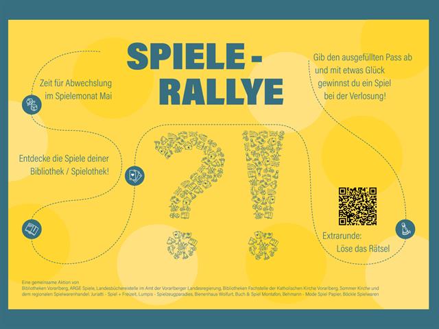 Plakat Spiele-Rallye 2024
